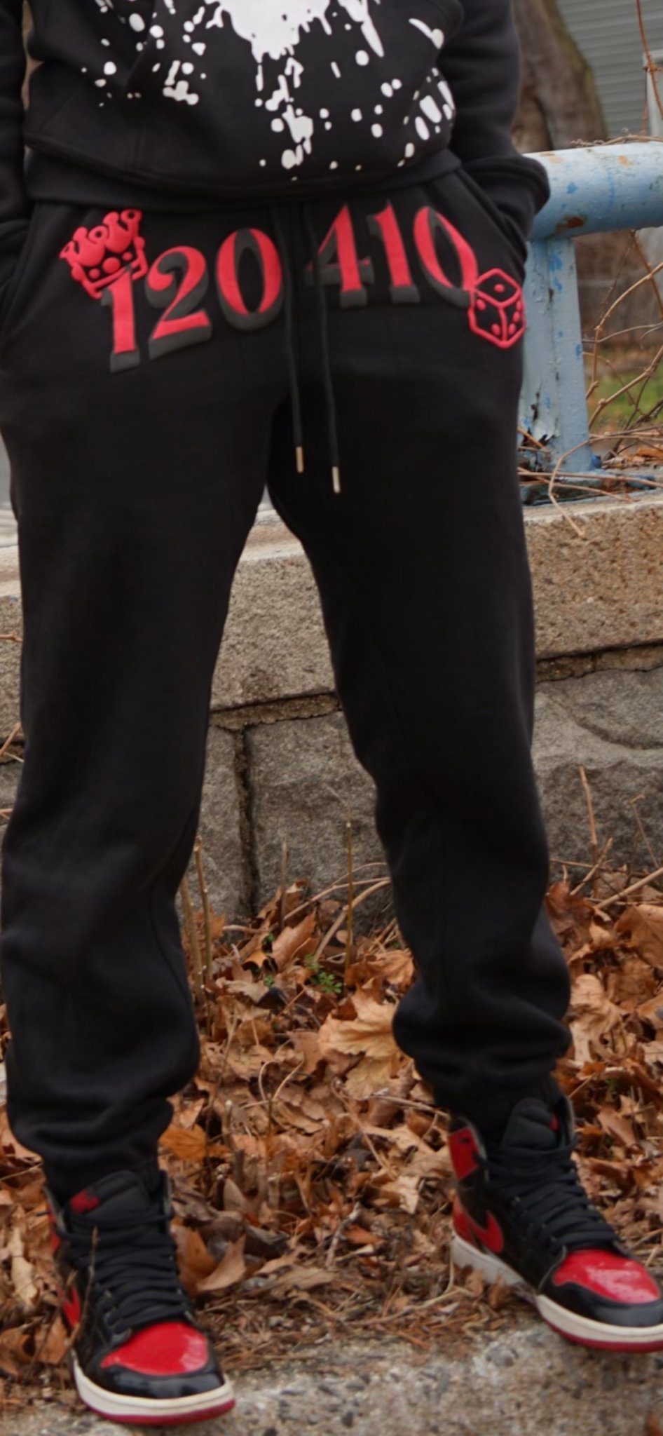 OG BLACK SWEATPANTS - 120410 WORLDWIDE